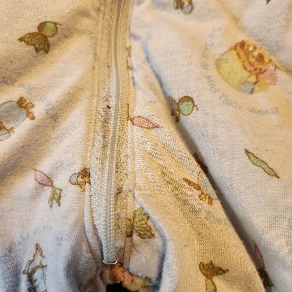 Vintage Peter Rabbit Reversible Infant Bunting Snowsuit - 0-6 mos Measurements